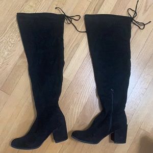 UNISA Over the Knee Boots - Wide Fit/Wide Calf